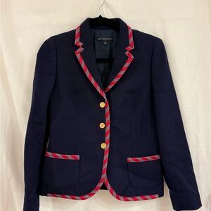 Brooks Brothers 346 Navy Wool Blazer Women’s Size 4